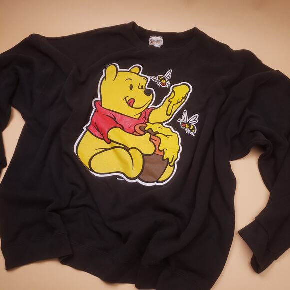 Vintage Winnie the Pooh Walt Disney World Big Pooh Sweater Crewneck Mens 3XL - Picture 3 of 14